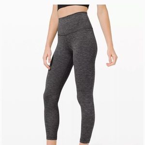 Lululemon Align High Rise Pant 25” - Size 12 Heathered Black
